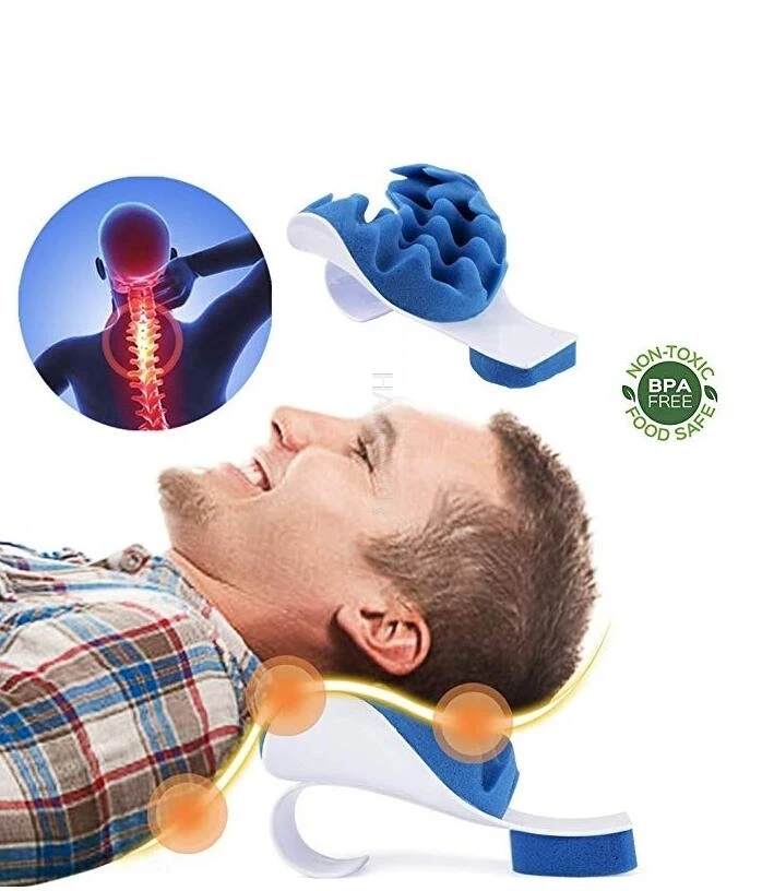 

Neck shoulder relaxation Traction pillow For Orthopaedic Relief Neck And Support Shoulder Upper Spine Loose Pain Massage