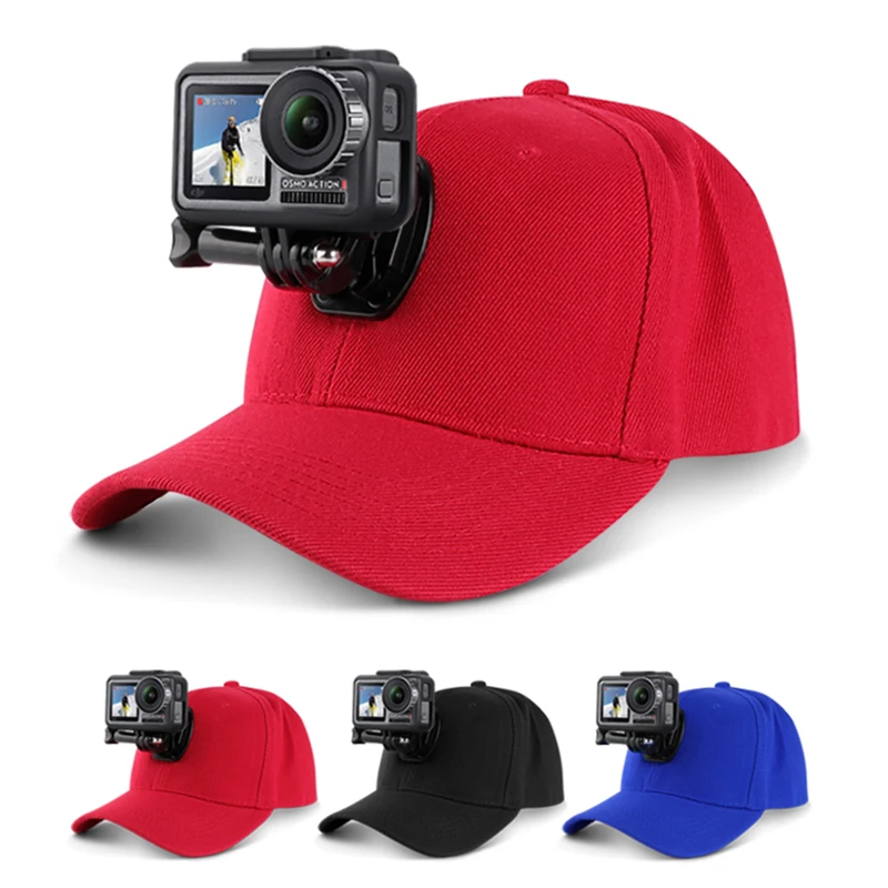 Adjustable Canvas Sun Hat Cap for Gopro Hero 10 9 8 7 5 insta360 M20 Eken H9 H9R H8 Pro Yi 4K SOOCOO OSMO Action Sport Camera