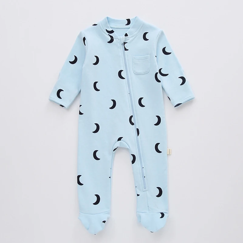 IYEAL Spring Unisex Newborn Baby Clothes Print Baby Rompers Cotton Long Sleeve New Born Baby Romper Infant Clothing 0-18 Months