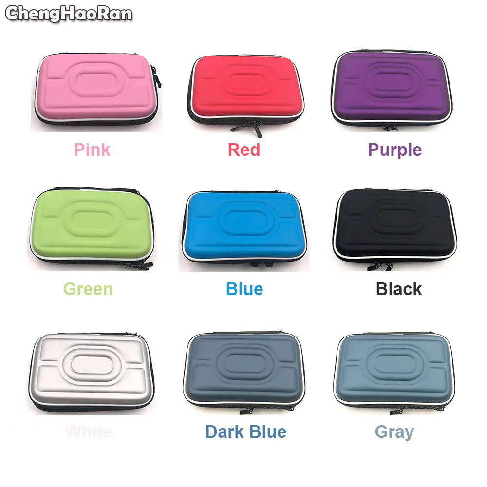 

ChengHaoRan Colroful For 3DS NDSi NDSL EVA Hard Case Travel Carrying Bag Protector Cover For Nintendo Gameboy Color GBA GBC