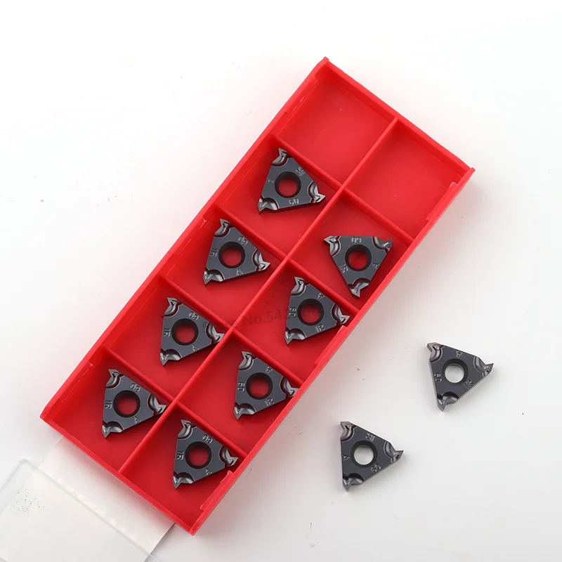 10 Buah 16ERM 16IRM 11IRM AG60 A60 G60 IC908 22ERM Asli 60 Sudut Alat Putar Benang Sisipan Karbida CNC Alat Putar Bubut