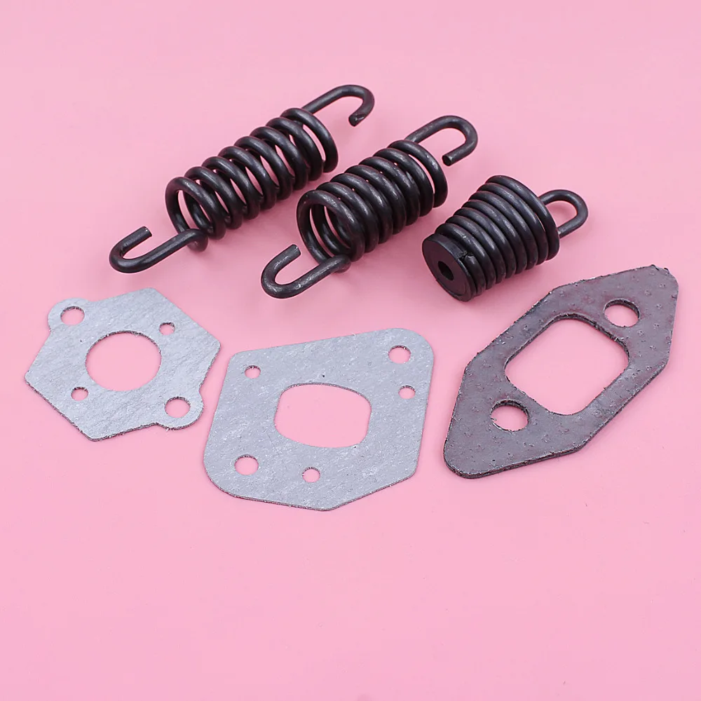 Imagem -05 - Carburador Carb Gasket Tampão av Spring Mount Conjunto para Partner 350 351 352 370 390 Motosserra Peça de Reposição