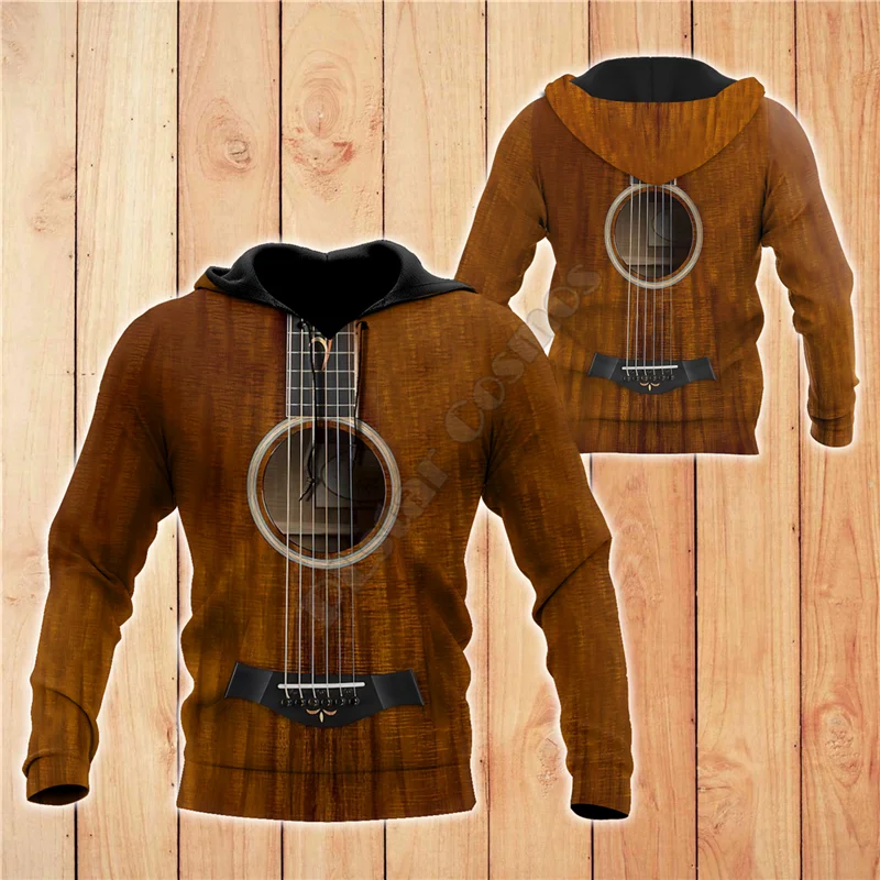 

Classic Guitar 3D All Over Printed Hoodies zipper hoodie women For men Pullover streetwear Unisex Shirts