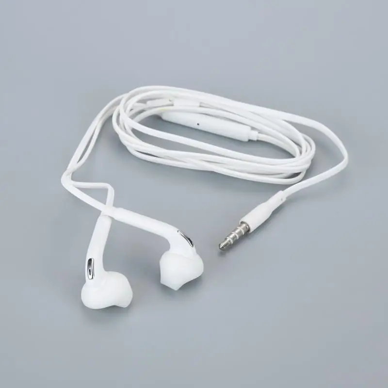 FAST SHIP! For Samsung Galaxy S6 Earphones Headsets With Built-in Microphone 3.5mm In-Ear Wired Earphone For Smartphones Phone