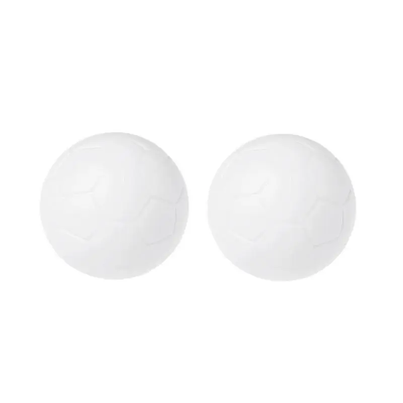 Futbolín de resina blanca para interiores, pelota de fútbol Fussball de 32mm y 36mm, puzle de juguete para niños, Entretenimiento inteligente, 2