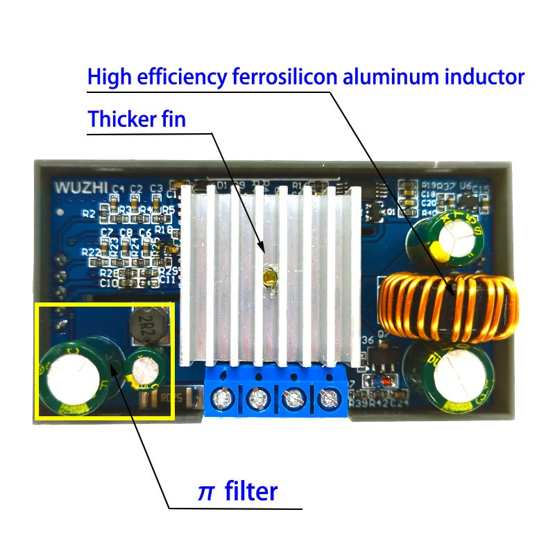 DC-DC Step-down/Up Buck Boost Power Supply Module Constant Pressure LCD Digital Display Adjustable Board Charging batteries