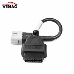 High quality OBD Motorcycle Cable for Suzuki 6 Pin Plug Cable Diagnostic Cable 6Pin to OBD2 16 Pin Adapter
