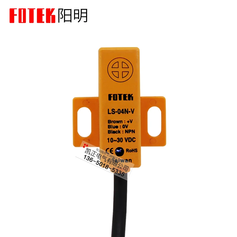 

Genuine Taiwan FOTEK Proximity Switch Sensor LS-04N-V Metal Inductive Switch NPN Normally Open Proximity Sensor LS-04P-V