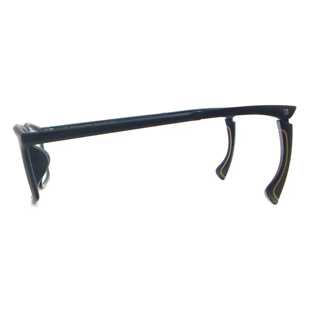 Men Lightweight TR90 Spectacles Rectangular Full Rim Sport Eyewear Frame With Anti Slip Holder For Prescription Lenses