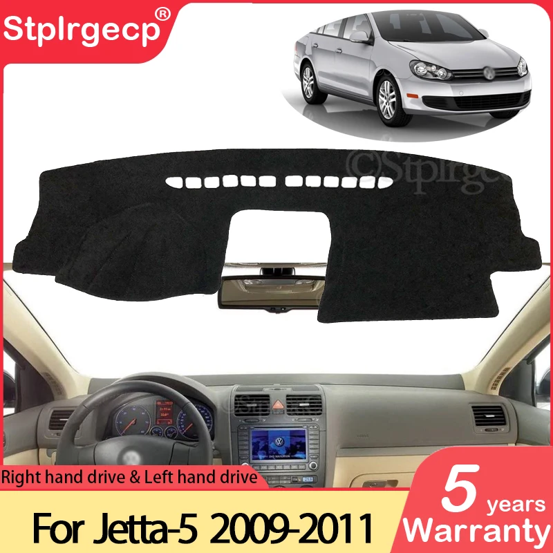 for VW Jetta 5 A5 MK5 2005 2006 2007 2008 2009 2010 2011 1K Anti-Slip Mat Dashboard Cover Pad Dashmat Accessories for Volkswagen