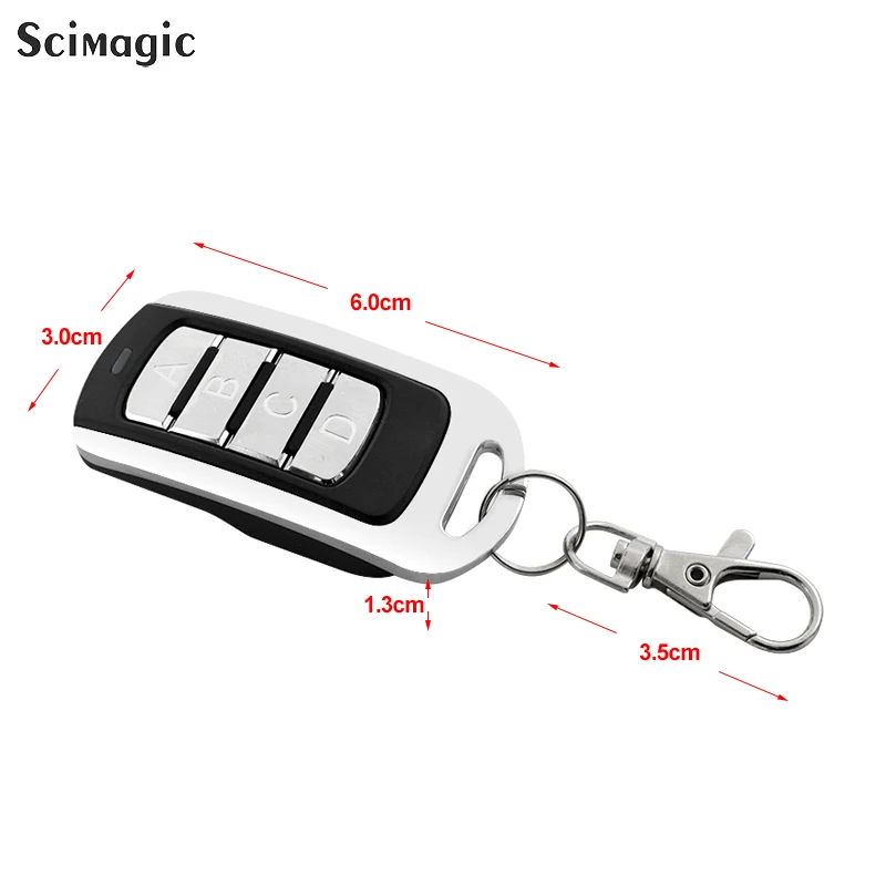 Garage Door Remote Control 433mhz Gate Opener Rolling Fixed Code Command Multi-brand 315/390/ 868MHz Barrier Remote Transmitter