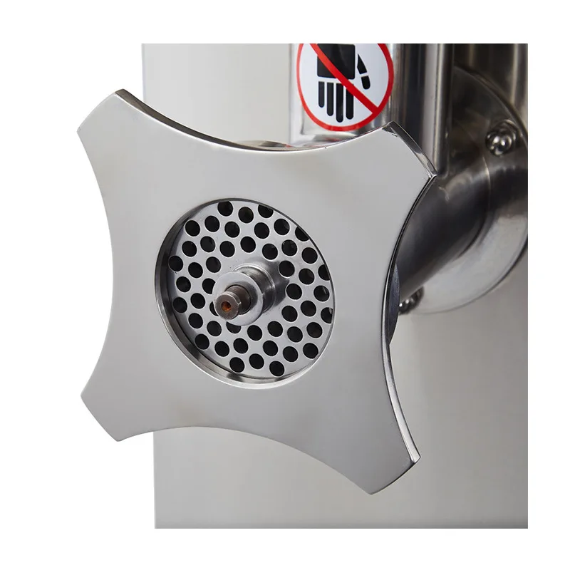 32 42 52 Moedor de carne congelada elétrico comercial grande multifuncional vertical de alta potência em aço inoxidável