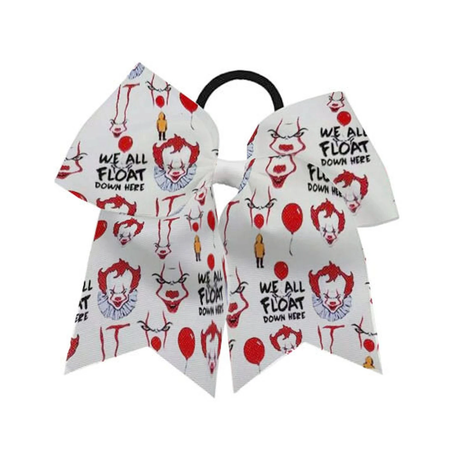 NEUE Terror Blut Karneval Phantasie Jubeln bögen Mädchen Pferdeschwanz-halter Cheerleader Halloween 7,5 zoll Haar Bögen Haarband Haar Clips