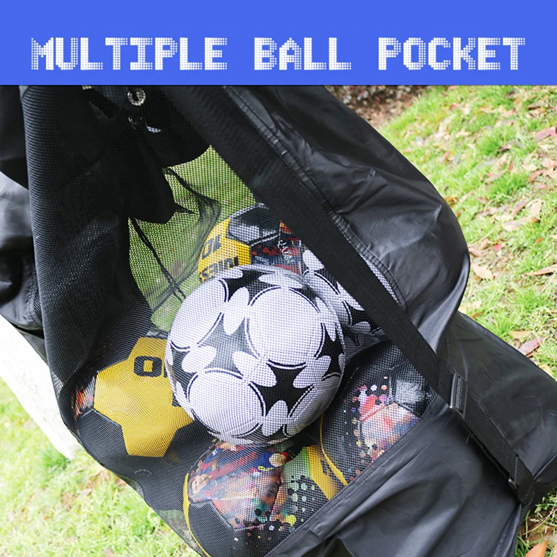 

Outdoor Basketball Sack Football Soccer Sport Training Equipment Waterproof Mesh Ball Extra Large Shoulder Storage Receive Bag