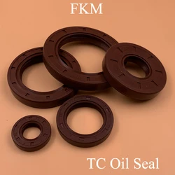 5*15*6 5x15x6 5*16*6 5x16x6 6*15*4 6x15x4 Fluoro FKM Fluorine Rubber 2 Lip Spring TC Ring Gasket Radial Shaft Skeleton Oil Seal