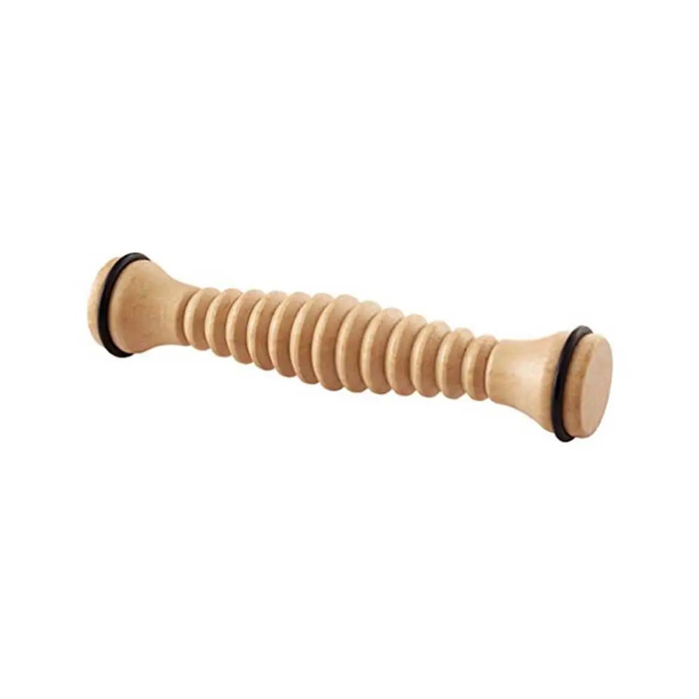 

Massage Plantar Fasciitis Relax Stress Relief Wooden Exercise Roller Foot Roller Massager Acupressure Machine Foot Care Tool