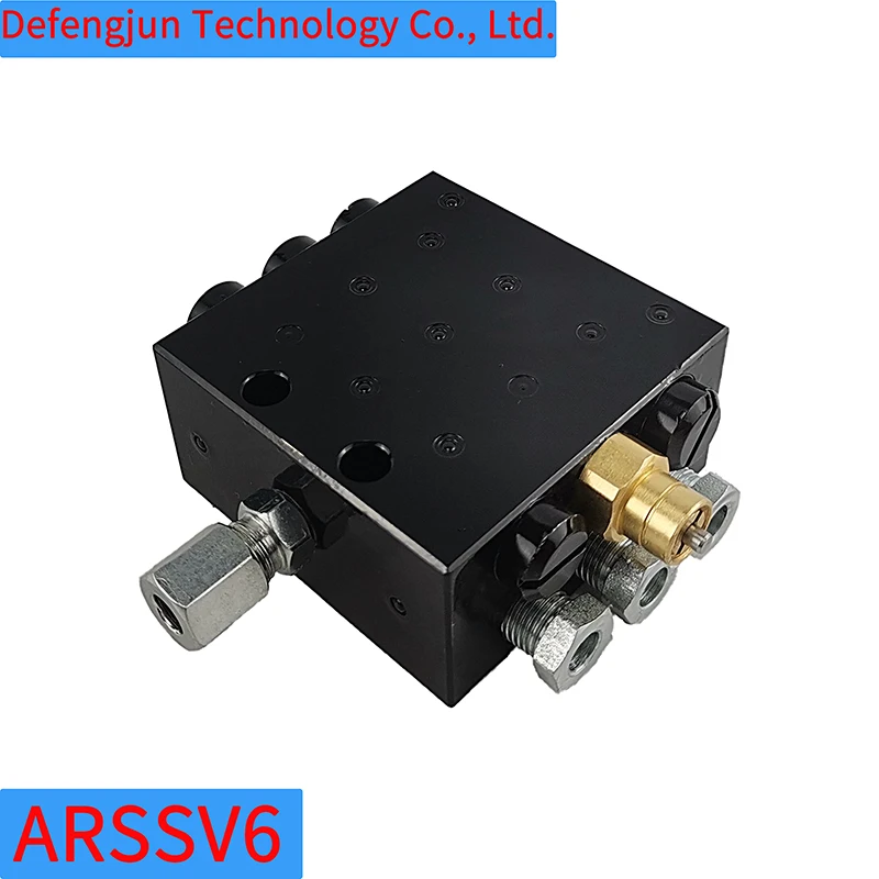 Lubrication Equipment Direct Sales SSV6 Series Single Line Distributor Progressive Dry Oil Integral Distributor