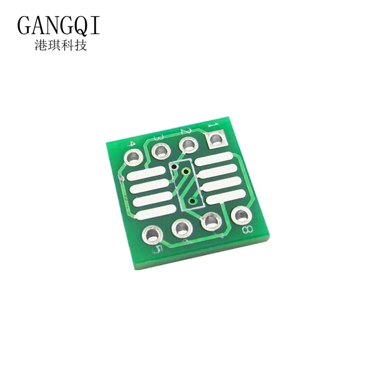 10PCS SOP8 turn DIP8 / SMD to DIP IC adapter Socket SOP8/TSSOP8/SOIC8/SSOP8 Board TO DIP Adapter Converter Plate 0.65mm 1.27mm