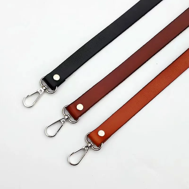 60cm 35cm Leather Bag Handle Shoulder Strap Replacement Short Belt Handle Belt Women Handbag Purse Buckle Handle Bag Accessories