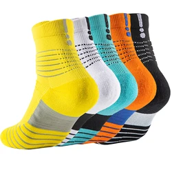 Chaussettes d'athlétisme épaisses pour hommes et femmes, coussin de Compression de la voûte plantaire, pour Sports de plein air, course à pied