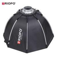 Triopo K2 55cm 65cm 90cm 120cm Photo Portabe Bowens Mount Octagon Umbrella Softbox + Honeycomb Grid Outdoor SoftBoxs for Flash