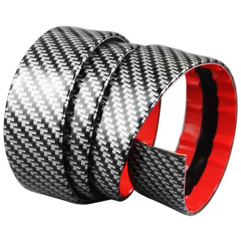 3 cm Universal 5D Carbon Fiber Flexible Molding Flexible Tape Anti-Scratch Car Protective Tape