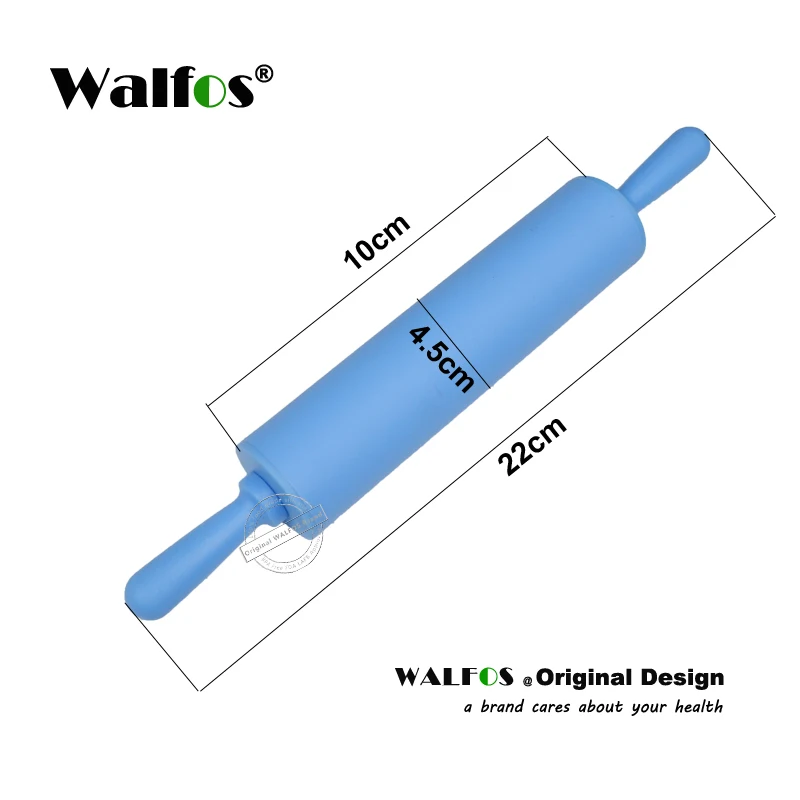 Walfos 22 Cm non-stick wałeczki do masy pomadkowej dla dzieci wałek do ciasta z kremem wałek do dekorowania ciasta rzemiosło narzędzie do pieczenia