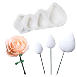 NEW Rose Bud Veiner Silicone Mold Fondant Mould Cake Decorating Tools Clay Gumpaste,Sugarcraft Handcraft Flower Tools M2511