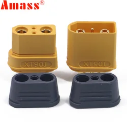 5 / 10 / 20 / 50 Pairs  Amass XT90I Plug Connectors 4.5mm Gold Bullet Plated Connector Plug Male Female For RC Model Battery