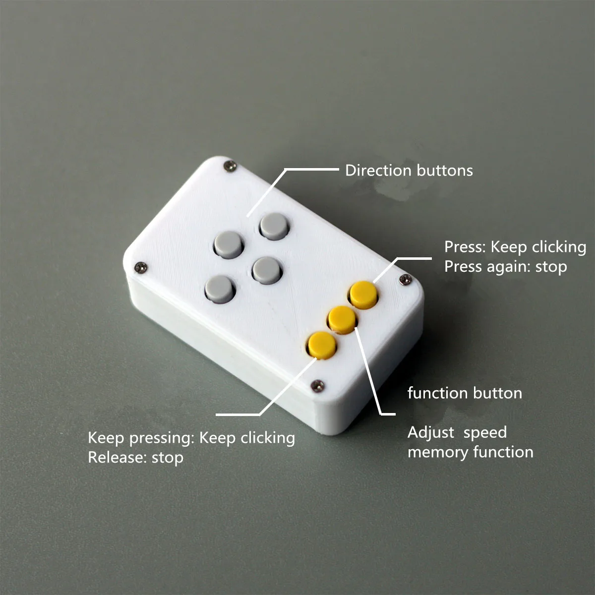 Schermo del telefono cellulare Clicker automatico muto punto fisico schermo Clicker compatibile con Bluetooth