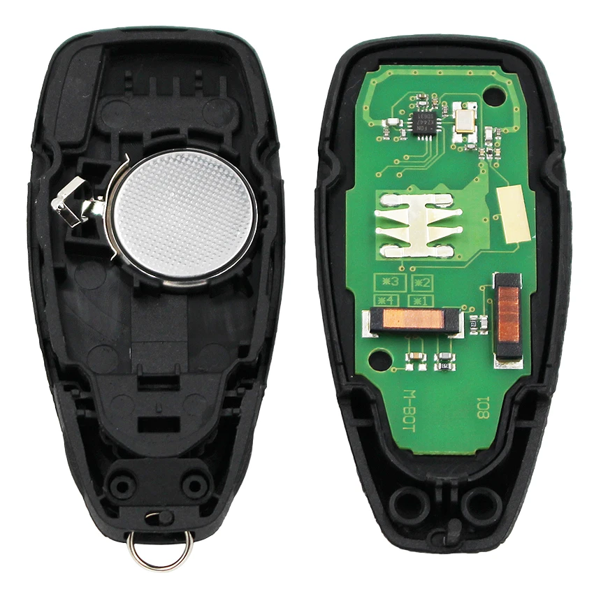 full Remote Key fob 434MHz ID83 4D63 chip for Ford Focus C-Max Mondeo Kuga Fiesta B-max S-max Galaxy KR55WK48801 + insert key