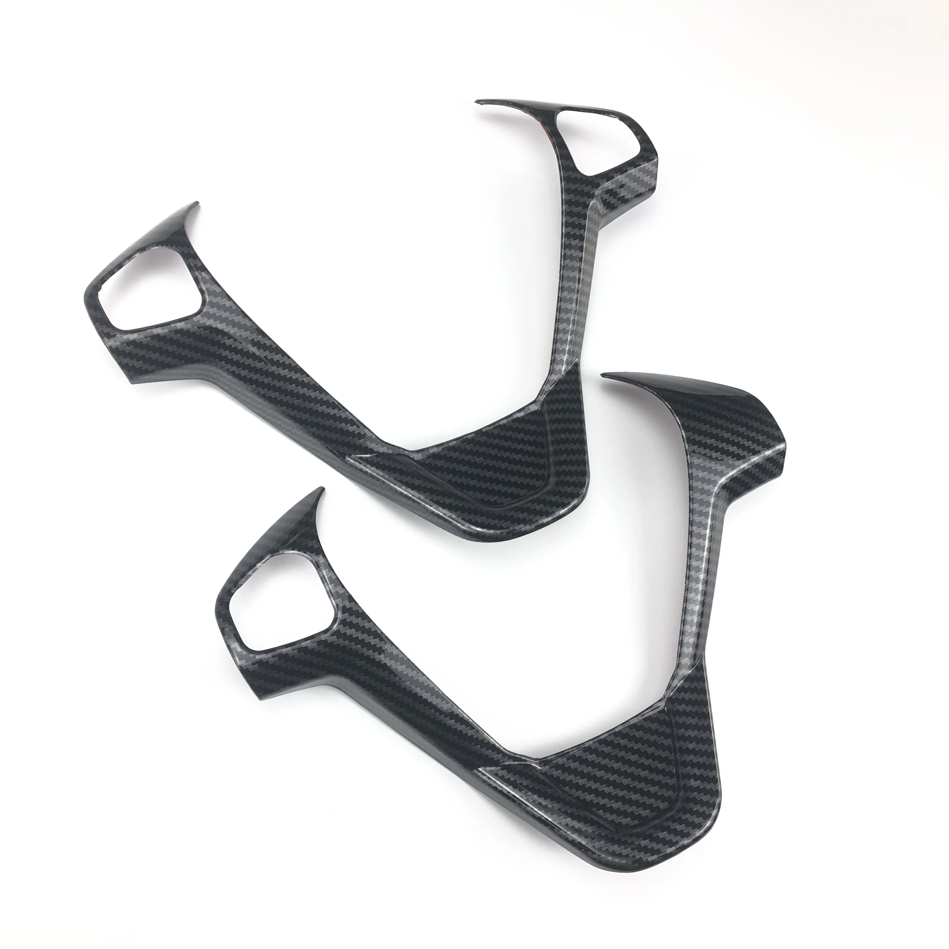 Car Refit Accessories for Ford New Fiesta MK7 2009-2017 Ecosport 2012-2017 Car Steering Wheel Covers Trim Sticker
