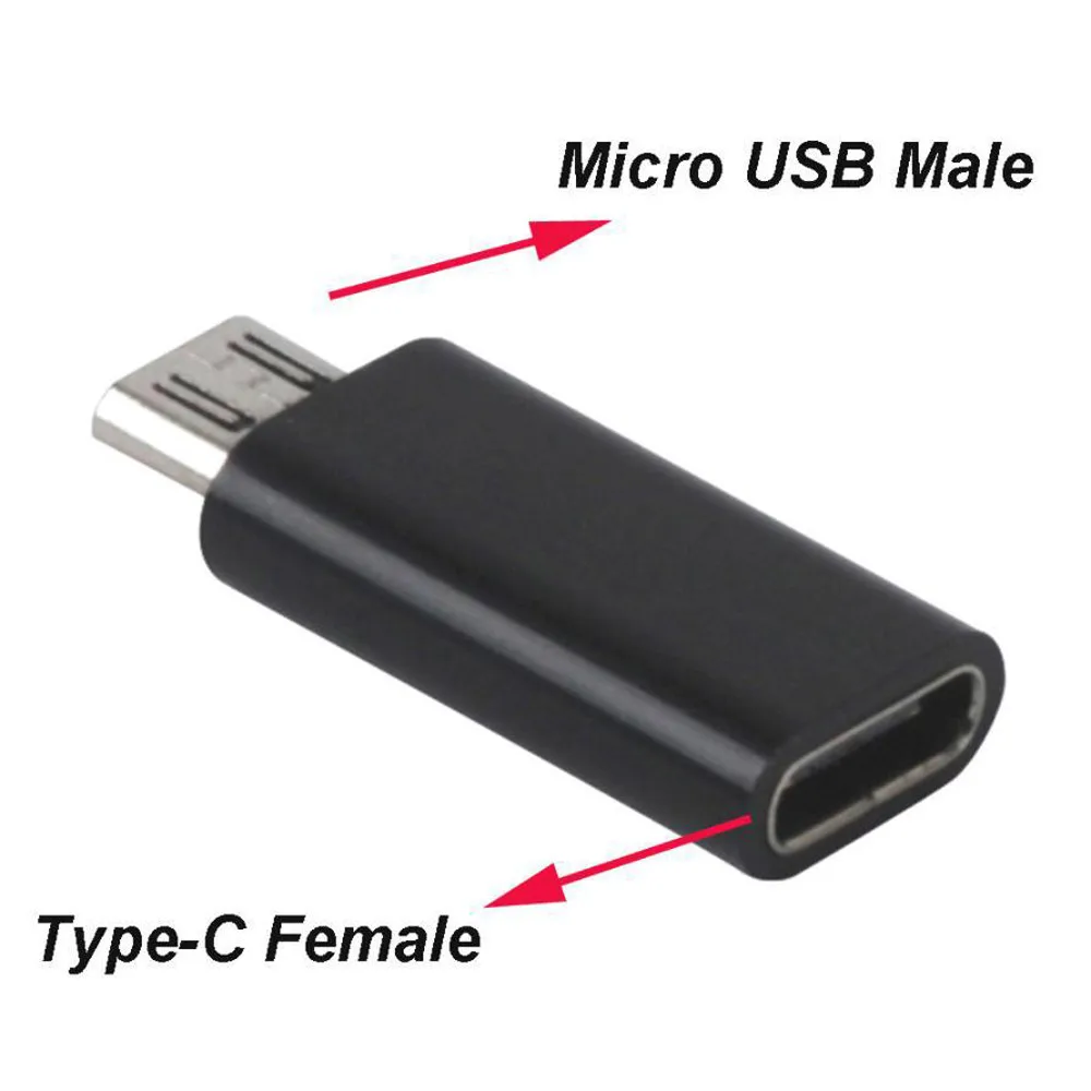 Type-C Female Connector to Micro USB 2.0 Male USB 3.1 Converter Data Adapter Type C to USB Micro USB Converter Drop Shipping 1