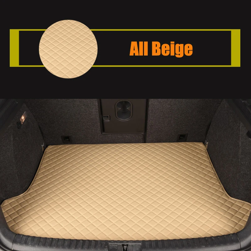 Custom Leather Car Trunk Mats For BMW X4 F26 2014-2017 Rear Trunk Floor Mat Tray Carpet Mud