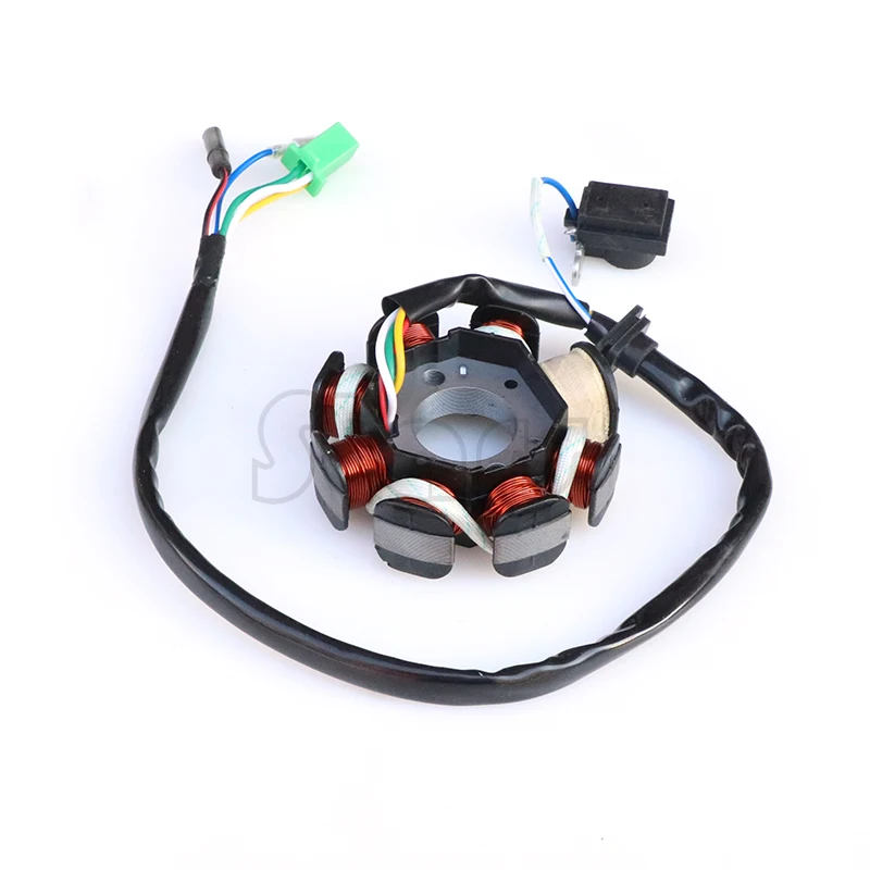 8 Poles Coil Magnetic ignition stator Generator for 125cc 150cc GY6 Engine