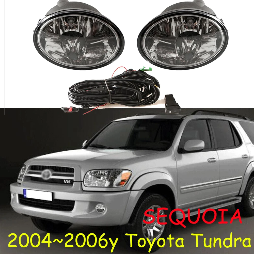 

car bumper Tundra headlight for Toyota Sequoia fog light 2004~2006y halogen bulb Tundra Headlamp Sequoia fog lamp