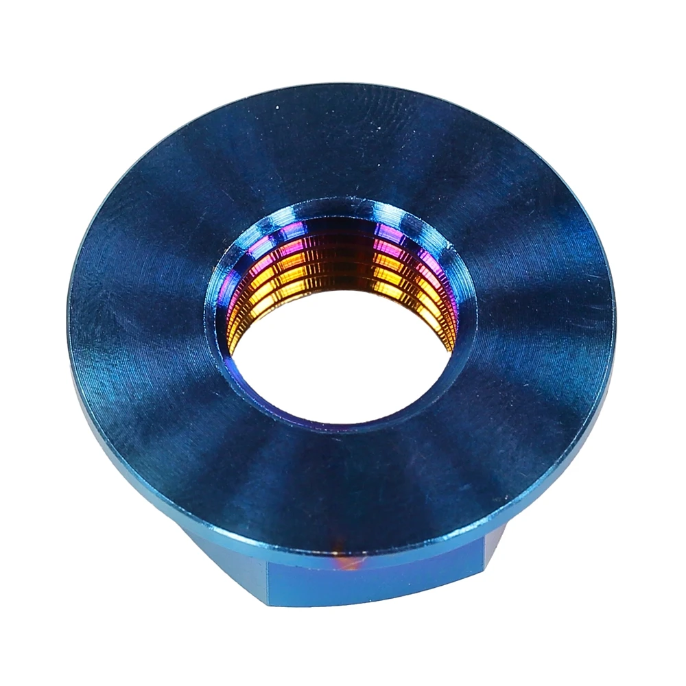 High-End M14 Titanium Alloy Flange Nut for ZERO 10X 11X VSETT 10+ 11+ Kaabo Wolf Warrior King Electric Scooter To Fix Motor Axle