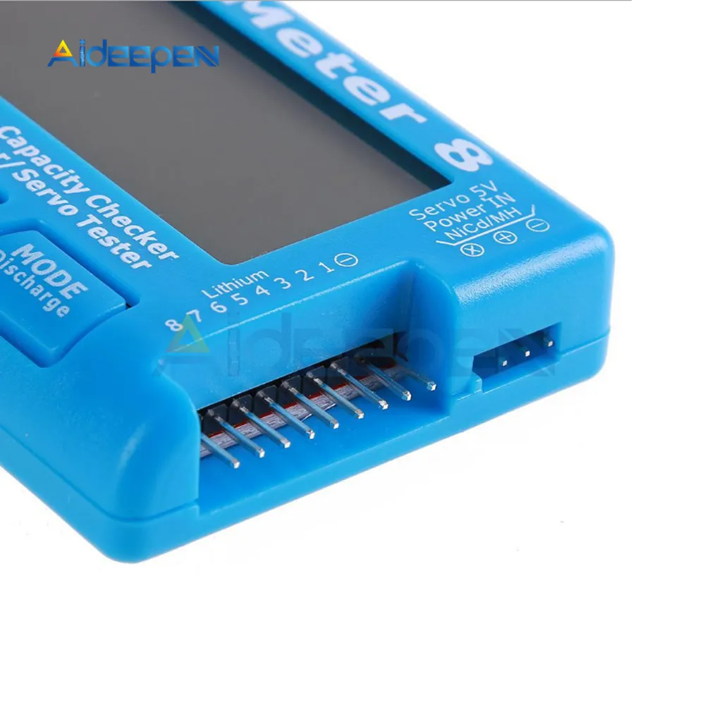 Màn Hình Kỹ Thuật Số LCD Dung Lượng Pin Máy Kiểm Tra CellMeter-7 RC CellMeter 8 2-8S 4-8S Servo LiPo Lý-Lon NiMH Pin Bút Thử Bút Thử Điện Áp