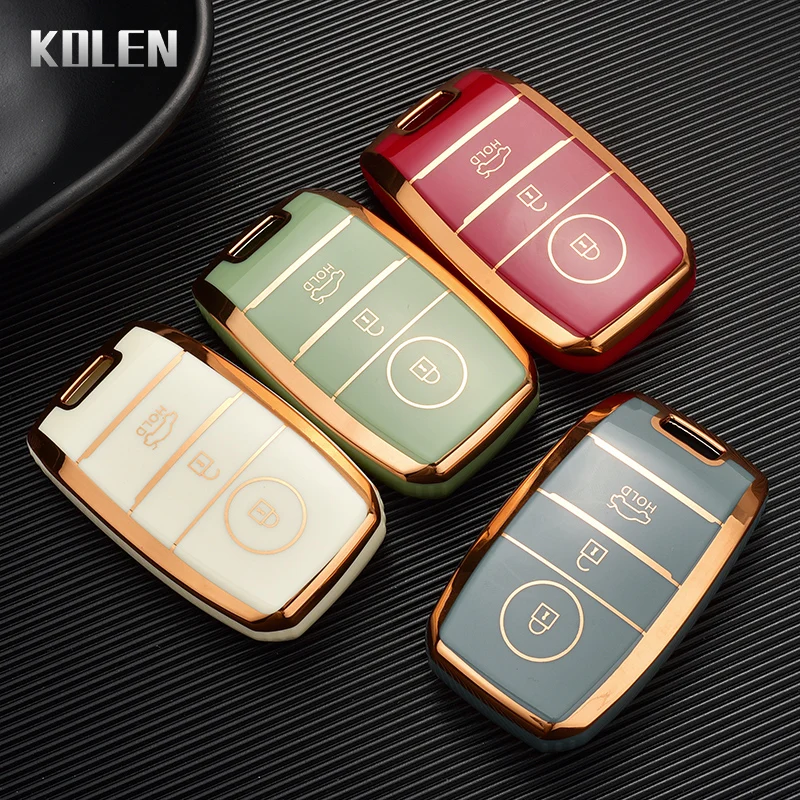 

New TPU Car Remote Key Case Shell Cover Fob For KIA Rio RIO5 K2 K3 K5 KX3 Ceed Cerato Optima Sportage Sorento Picanto Holder Bag