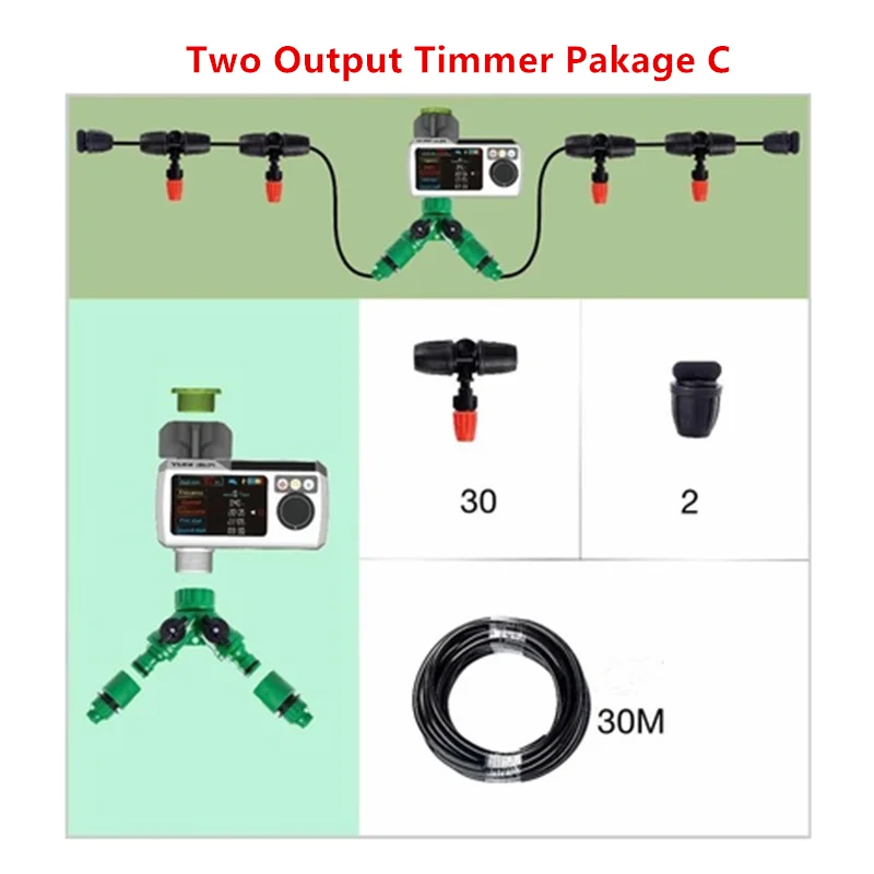 Solar Garden Watering Timer Automatic Electronic Watering Timer Digital Irrigation Controller System Water Timing Irrigation