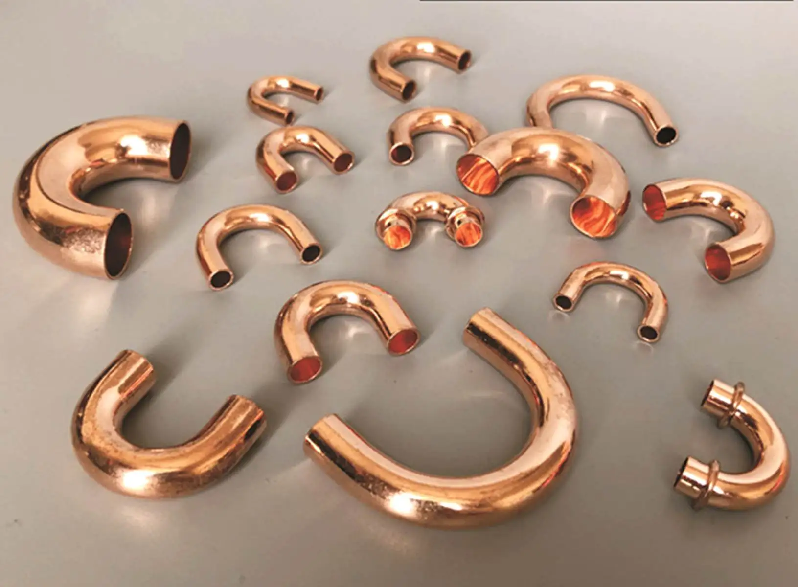 180 winkel Grad Rückkehr Biegen Gleich Kupfer Schweißen Ende Feed Sanitär Rohr Adapter Fitting Gas Wasser Öl Kühlschrank – Detail 4