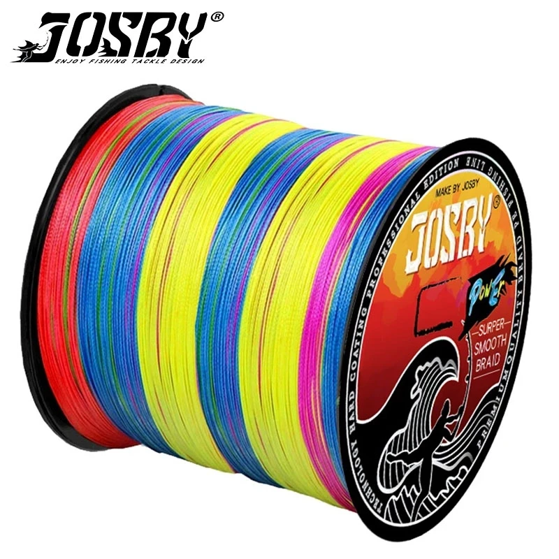 JOSBY Hilo Trenzado 4 y 8 Hebras - Multifilamento Suave para Carpa - imagen 3