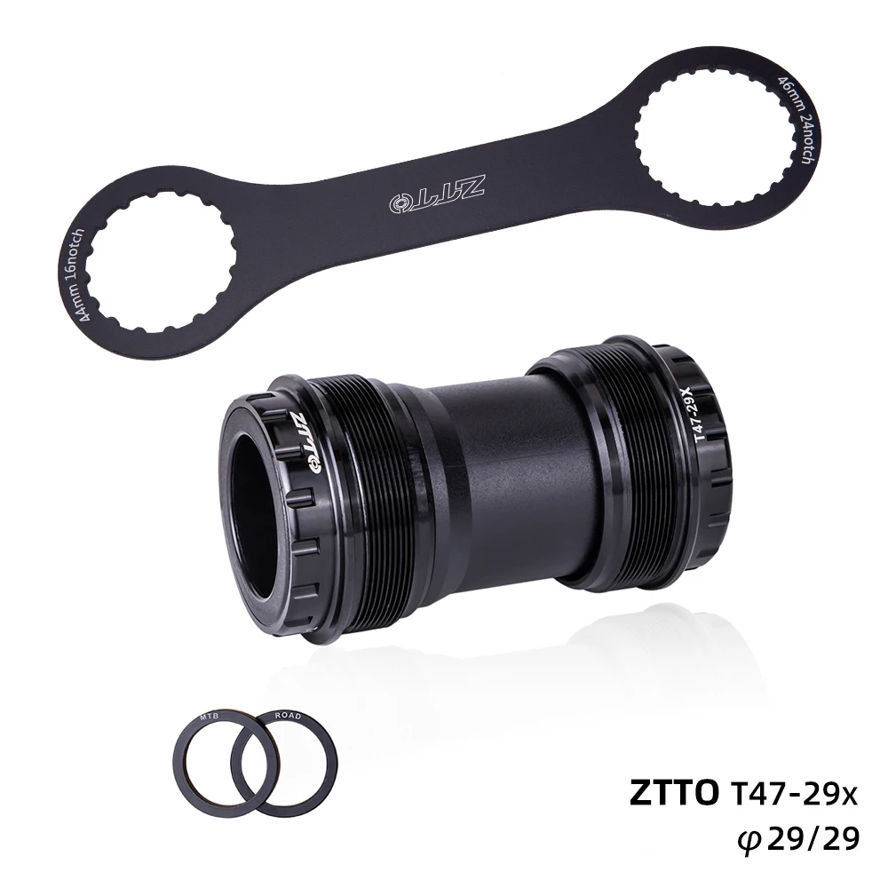 ZTTO T47 Fiets Trapas En Installeren Tool 24 MTB Racefiets Crankstel DUB 29 30 mm Draad 47 68 73mm Shell Spline As