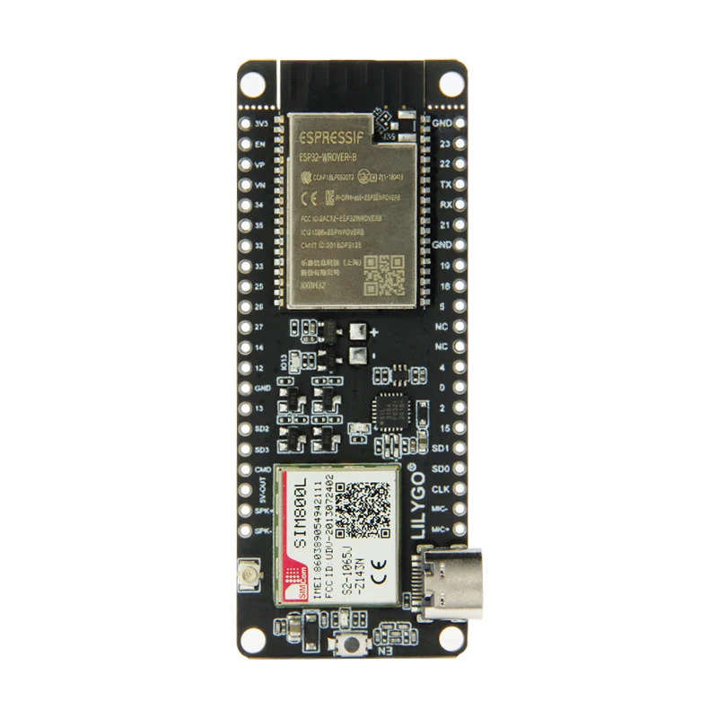 Imagem -02 - Realqvol-chamada em t V1.4 Esp32 Wi-fi sem Fio Módulo Bluetooth Fpc Cartão Sim Sim800l