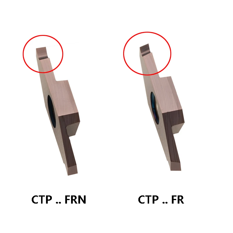 BEYOND CTP 0.5 1.0 1.5 2.0 mm CTP10 CTP15 CTP20 FR Grooving Inserts for Small Parts Carbide Inserts for CTPR Turning Tool Holder