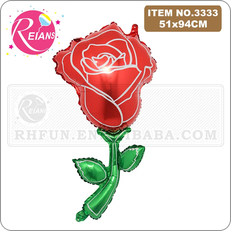 Rose Flower Foil Balloons Valentines day Wedding Party Decoration Adult Kids Birthday Party Decoration Air Globos Baby Shower