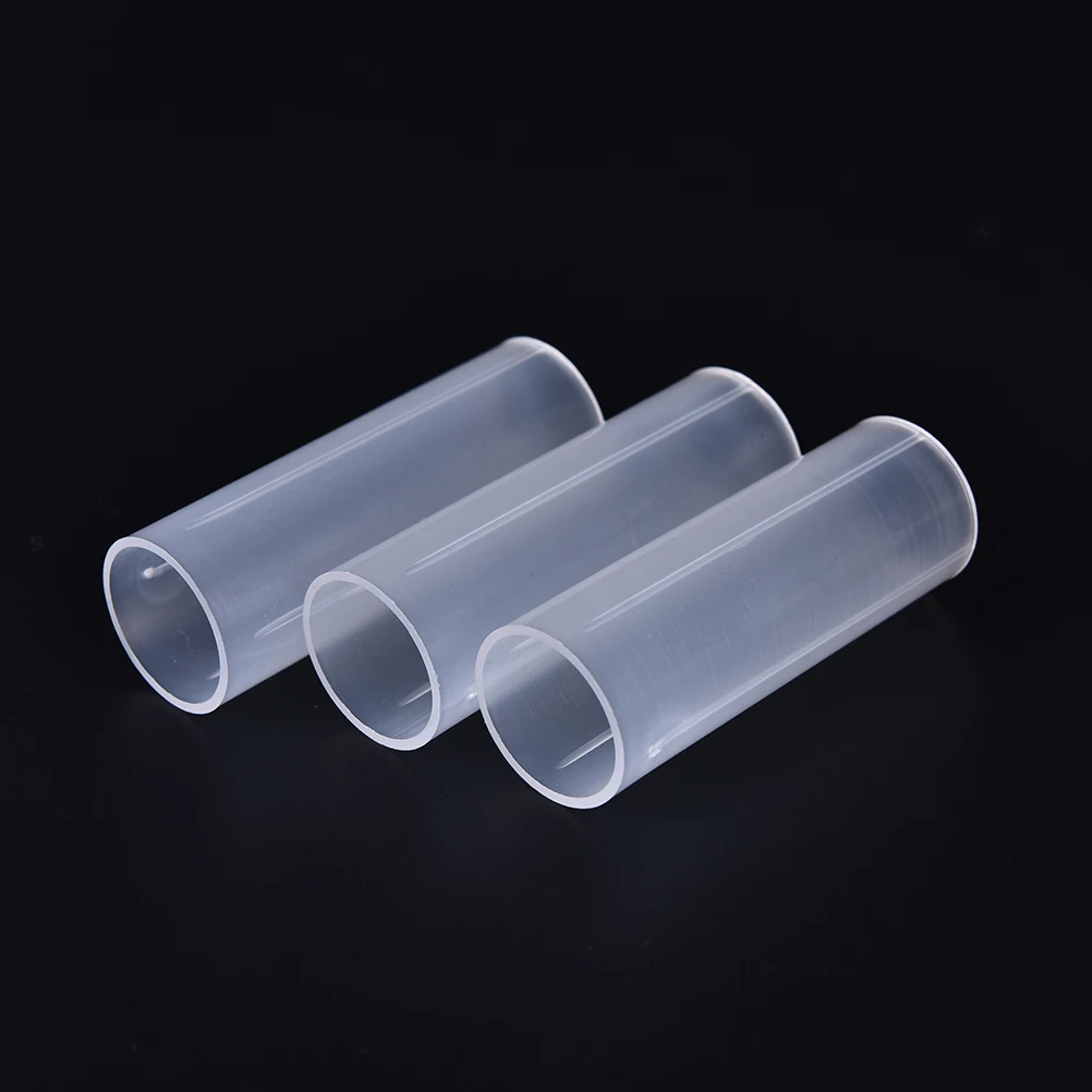 3Pieces Clear 18650 Battery Tube Holder Plastic Case Adaptor For Flashlight Torch Lamp