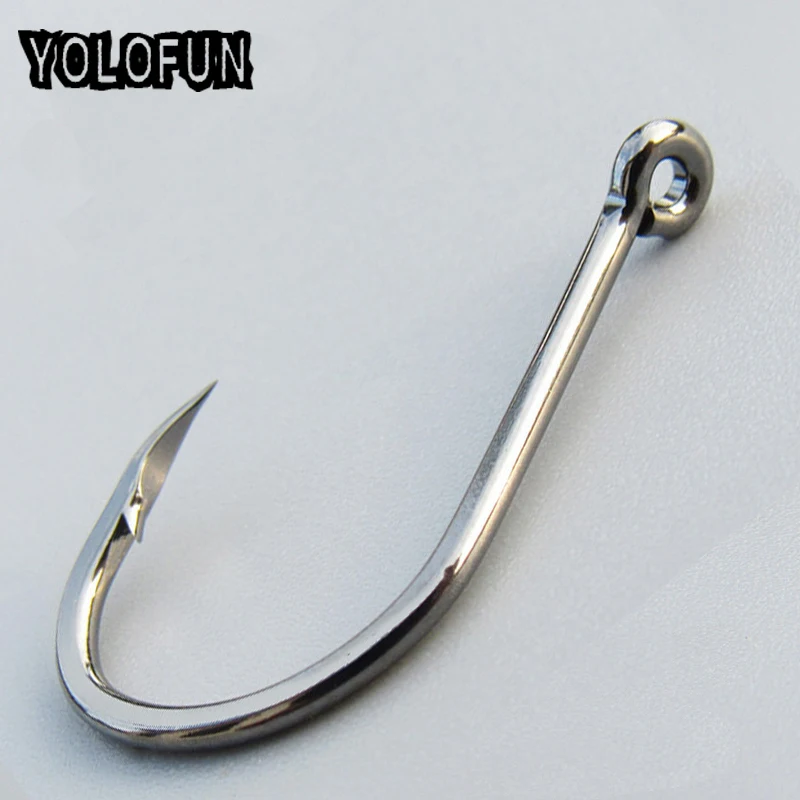 50pcs/ Lot octopus Fishing Hooks High Carbon Chmical Sharpen Barbed Circle Hook Tackle Set 5C Point Hardness Supplier Fishhooks