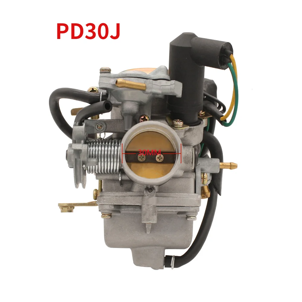 PD30J 30mm 250cc Carburetor With E-Choke CF250 CH250 CN250 GY6 250 Helix Roketa Propeller Qlink 4 STROKE For Off Road Carb