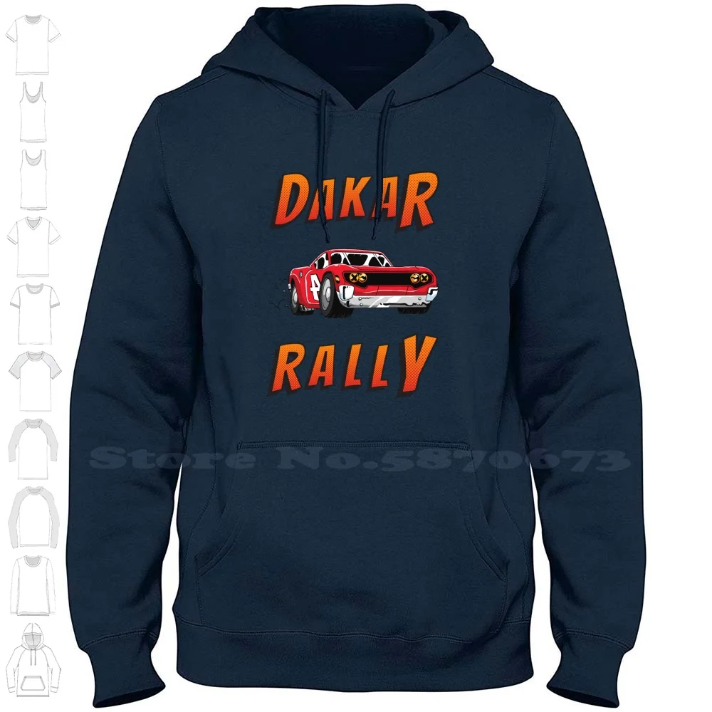 Rally Hoodies Sweatshirt For Men Women Speed Baja Car Desert Motorbike Race Racing Off Road Paris Rally Brave Logo Motorsport